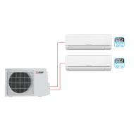 MITSUBISHI ELECTRIC MSZ-HJ25VA-ER1*2 / MXZ-2HJ40VA-ER1 мульти сплит-система